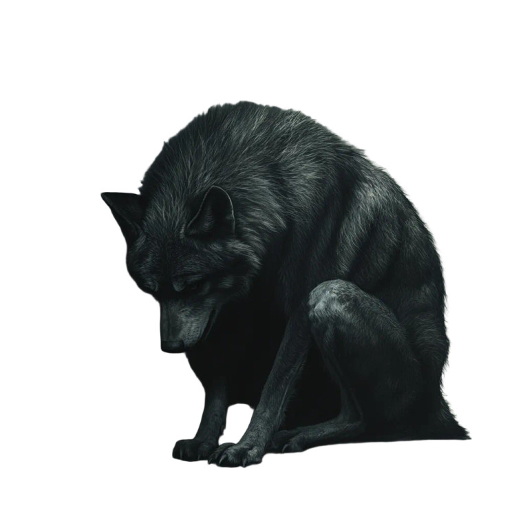 Cornered Lone Wolf Vinyl Car Decal Sticker – Waterproof & UV-Resistant 8"