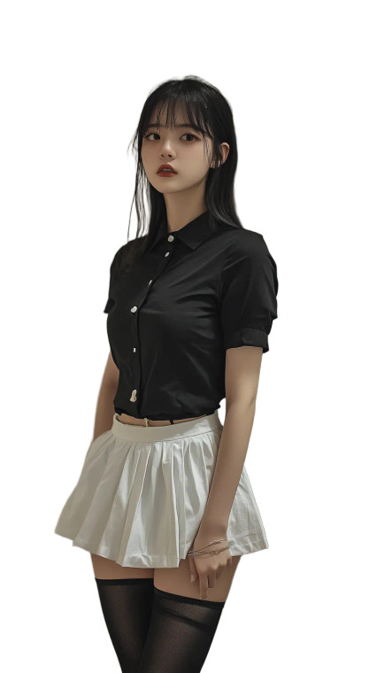 Hong Kong Woman Vinyl Car Decal Sticker – Waterproof & UV-Resistant 8"