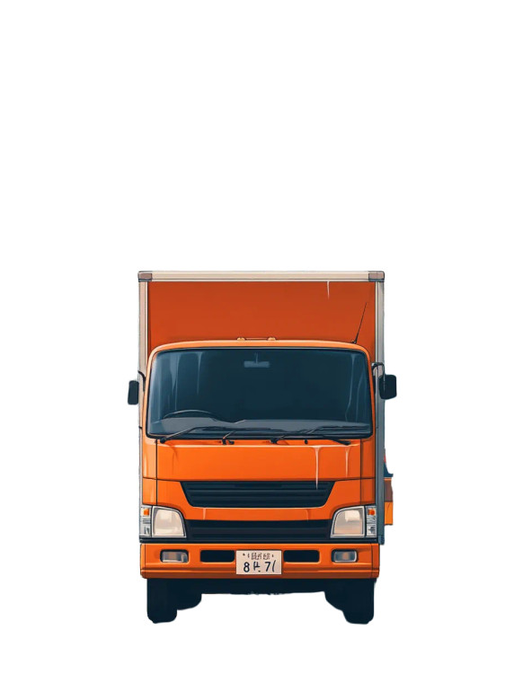 Leaking Truck Illustration Vinyl Car Decal Sticker – Waterproof & UV-Resistant 8"