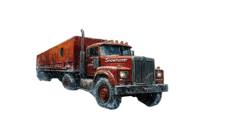 Snowrunner Truck Art Vinyl Car Decal Sticker – Waterproof & UV-Resistant 8"