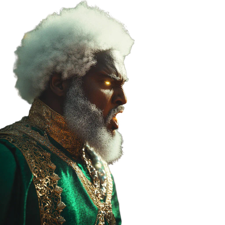 Royal Fire Wielder V2 Vinyl Car Decal Sticker – Waterproof & UV-Resistant 8"