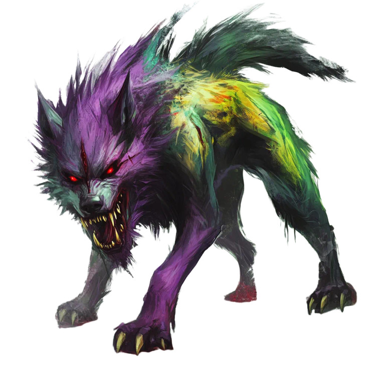 Dangerous Dog Monster Vinyl Car Decal Sticker – Waterproof & UV-Resistant 8"
