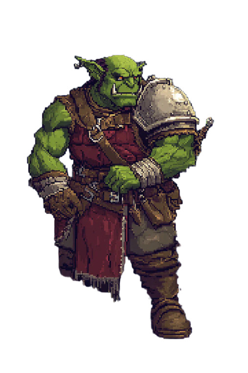 Alchemist Orc Vinyl Car Decal Sticker – Waterproof & UV-Resistant 8"