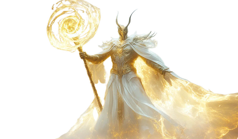 Golden God Vinyl Car Decal Sticker – Waterproof & UV-Resistant 8"