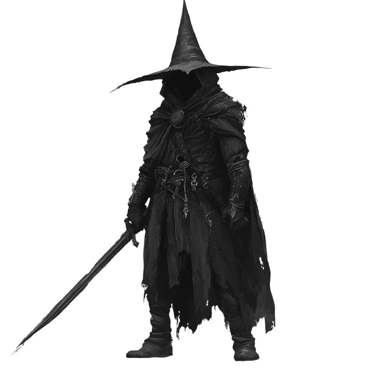 Dark Fantasy Wizard V9 Vinyl Car Decal Sticker – Waterproof & UV-Resistant 8"