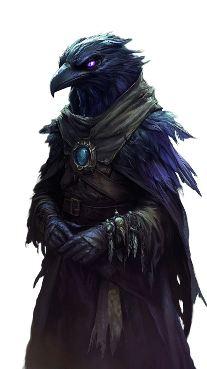 Kenku Druid Vinyl Car Decal Sticker – Waterproof & UV-Resistant 8"