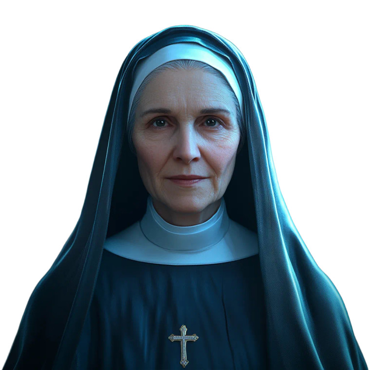Saint Jane Portrait Vinyl Car Decal Sticker – Waterproof & UV-Resistant 8"