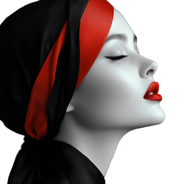 Mysterious Elegant Woman V4 Vinyl Car Decal Sticker – Waterproof & UV-Resistant 8"