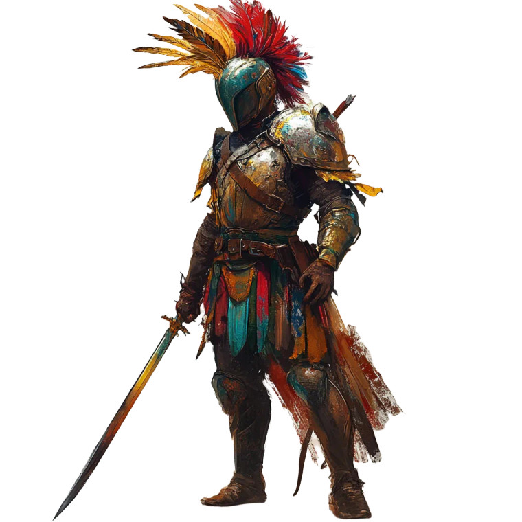 Aasimar Barbarian V3 Vinyl Car Decal Sticker – Waterproof & UV-Resistant 8"