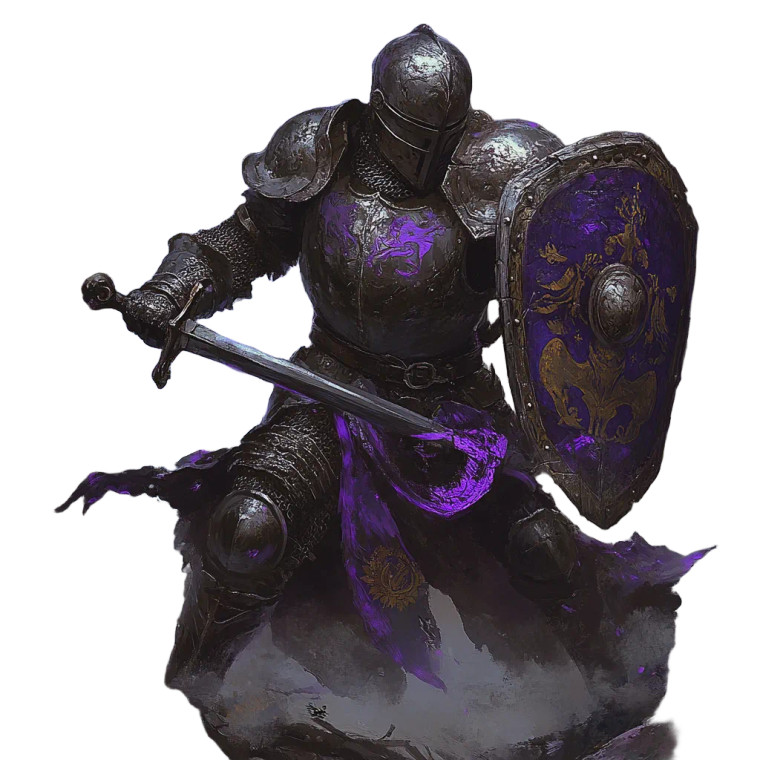 Medieval Knight V28 Vinyl Car Decal Sticker – Waterproof & UV-Resistant 8"