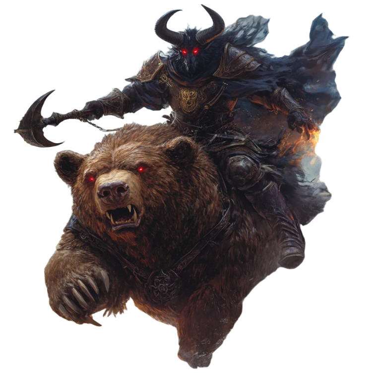 Minotaur Mage Vinyl Car Decal Sticker – Waterproof & UV-Resistant 8"