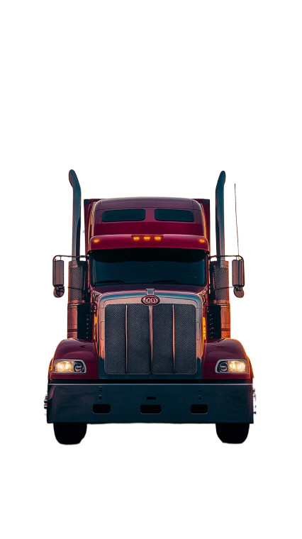 Red Big Rig V4 Vinyl Car Decal Sticker – Waterproof & UV-Resistant 8"