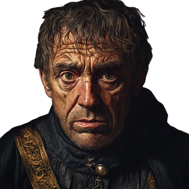 Fascinated Medieval Servant Vinyl Car Decal Sticker – Waterproof & UV-Resistant 8"