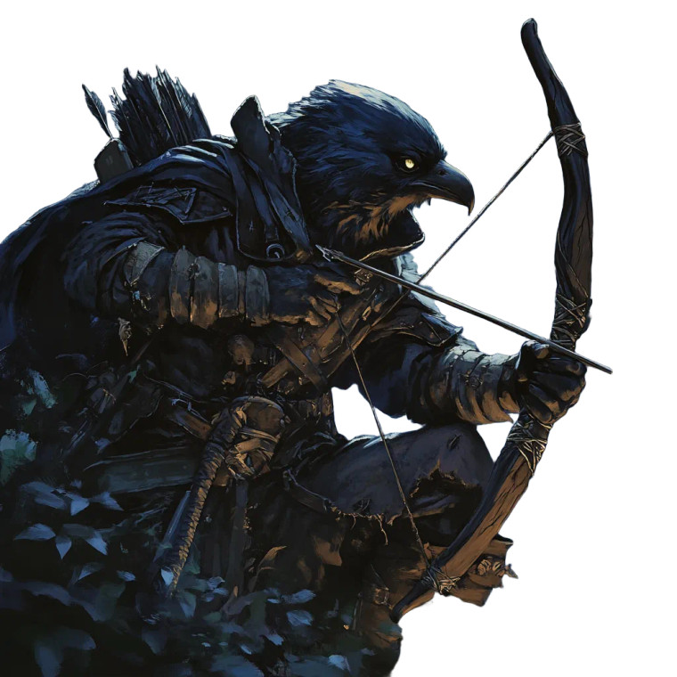 Kenku Scout Vinyl Car Decal Sticker – Waterproof & UV-Resistant 8"