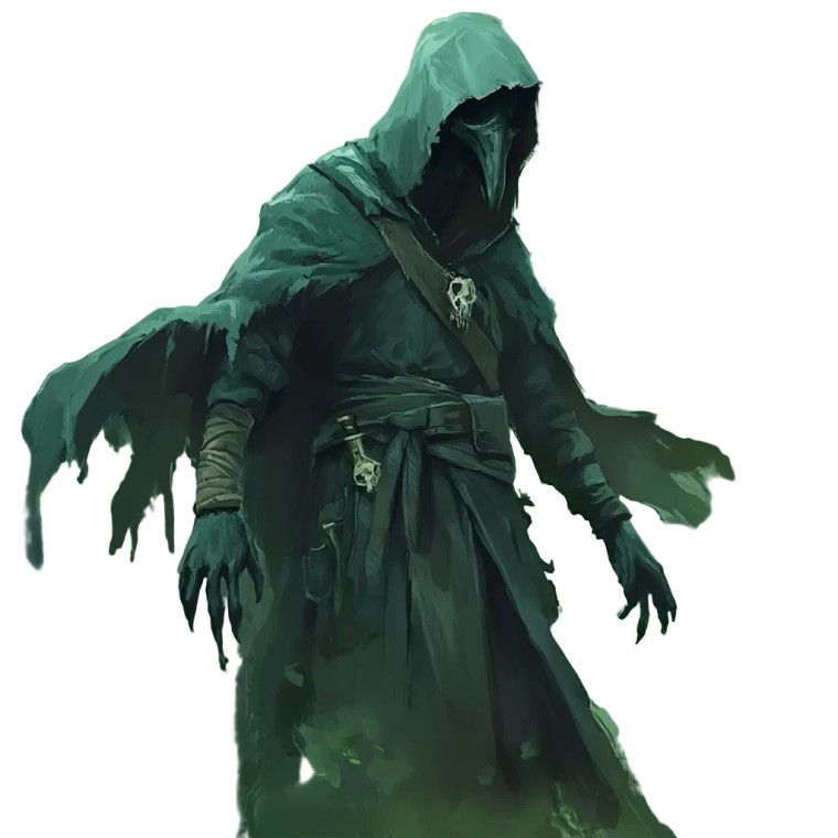 Hooded Walker Art Vinyl Car Decal Sticker – Waterproof & UV-Resistant 8"