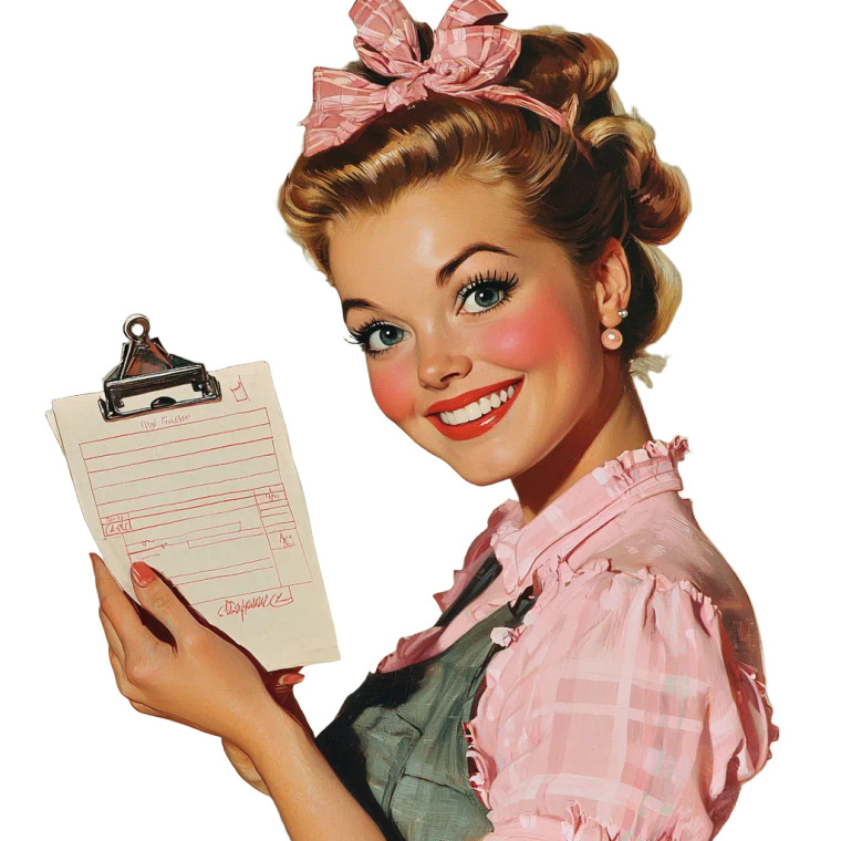 Happy Woman Checklist Vinyl Car Decal Sticker – Waterproof & UV-Resistant 8"