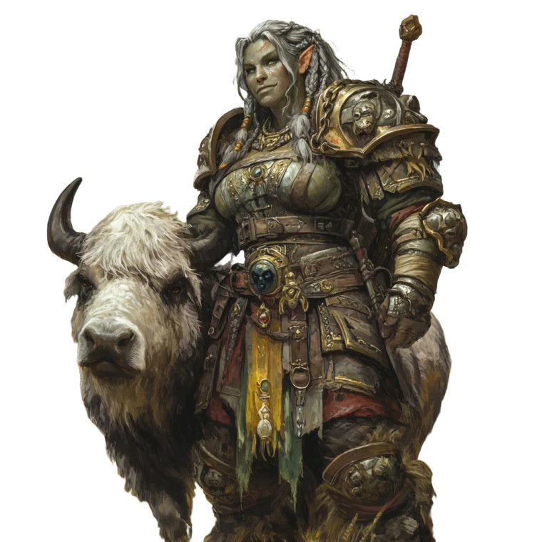 Orc Cleric V2 Vinyl Car Decal Sticker – Waterproof & UV-Resistant 8" Orc Cleric V2 Vinyl Car Decal Sticker – Waterproof & UV-Resistant 8"