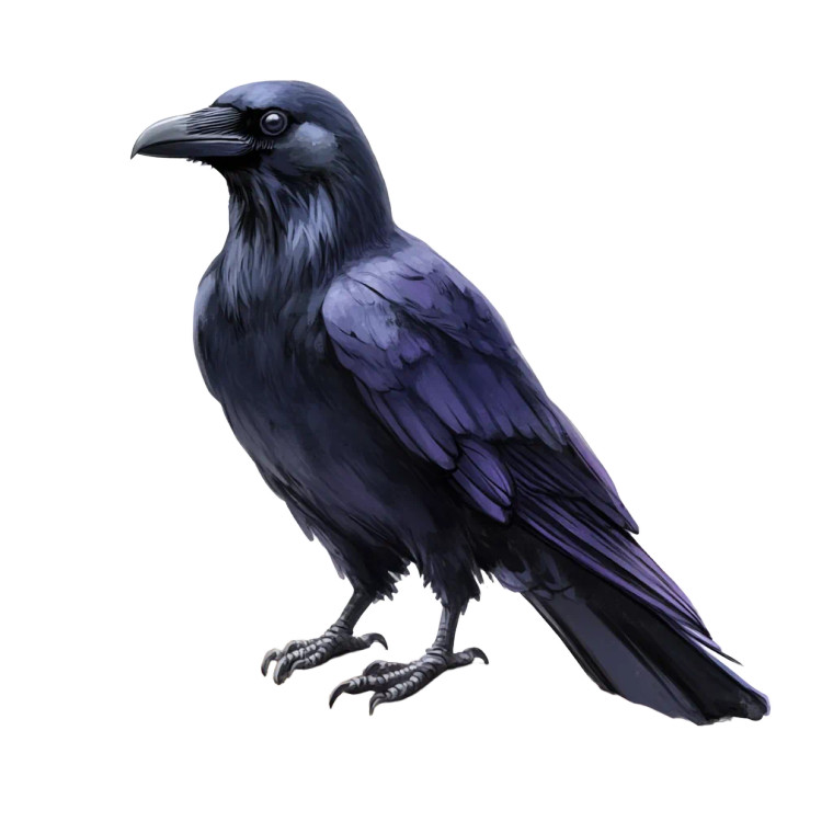 Dnd Raven Vinyl Car Decal Sticker – Waterproof & UV-Resistant 8"