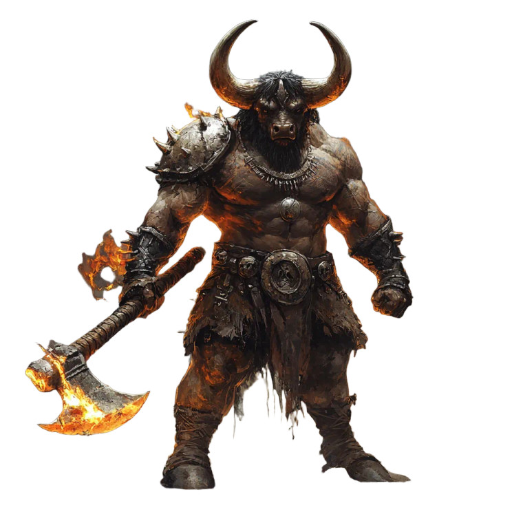 Legendary Bull Warrior Vinyl Car Decal Sticker – Waterproof & UV-Resistant 8"