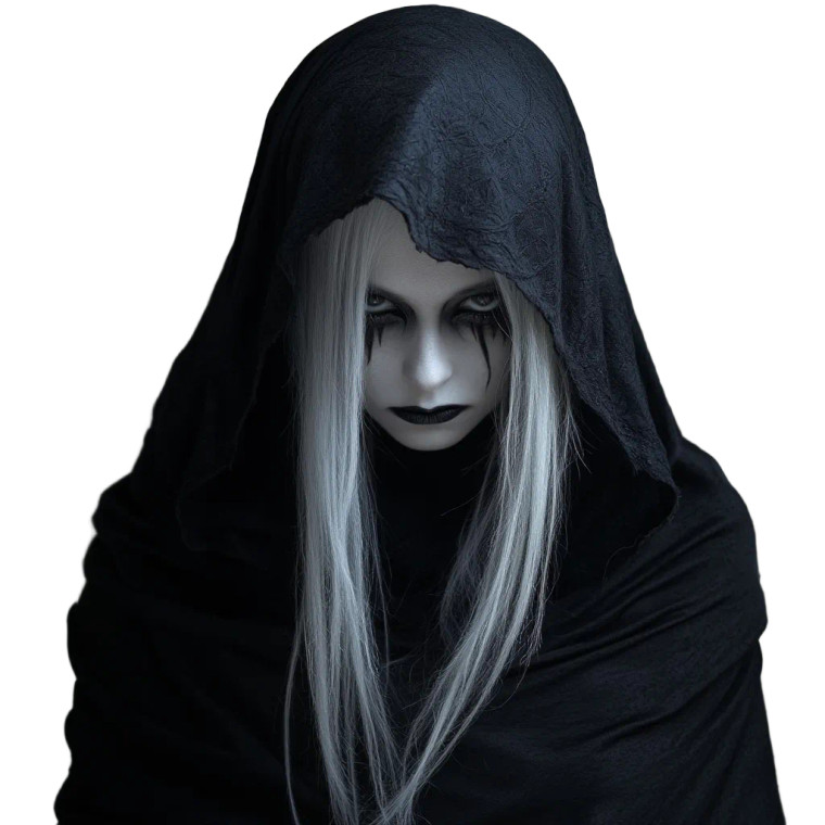 Dark Necromancer V2 Vinyl Car Decal Sticker – Waterproof & UV-Resistant 8"
