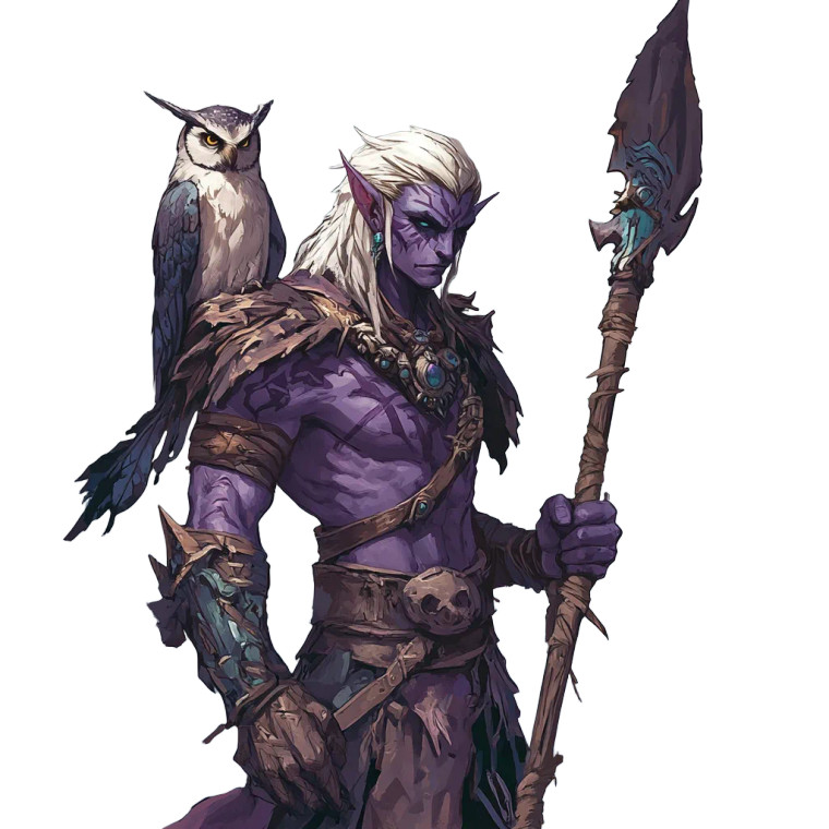 Night Elf Hunter Vinyl Car Decal Sticker – Waterproof & UV-Resistant 8"