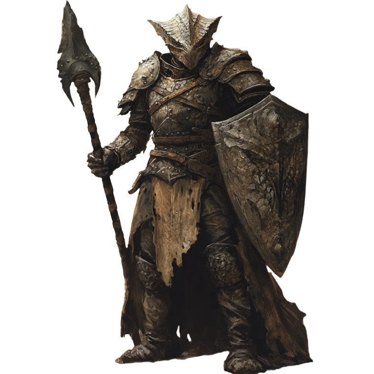 Dragonborn Paladin V17 Vinyl Car Decal Sticker – Waterproof & UV-Resistant 8"