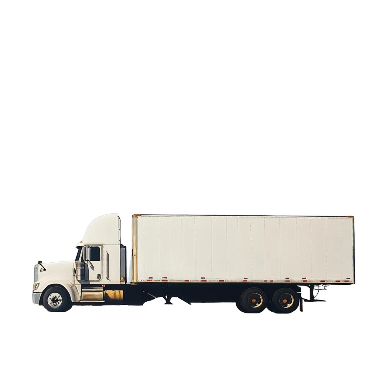 Highway Truck Vinyl Car Decal Sticker – Waterproof & UV-Resistant 8"