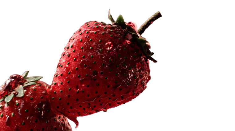 Floating Strawberries Vinyl Car Decal Sticker – Waterproof & UV-Resistant 8"