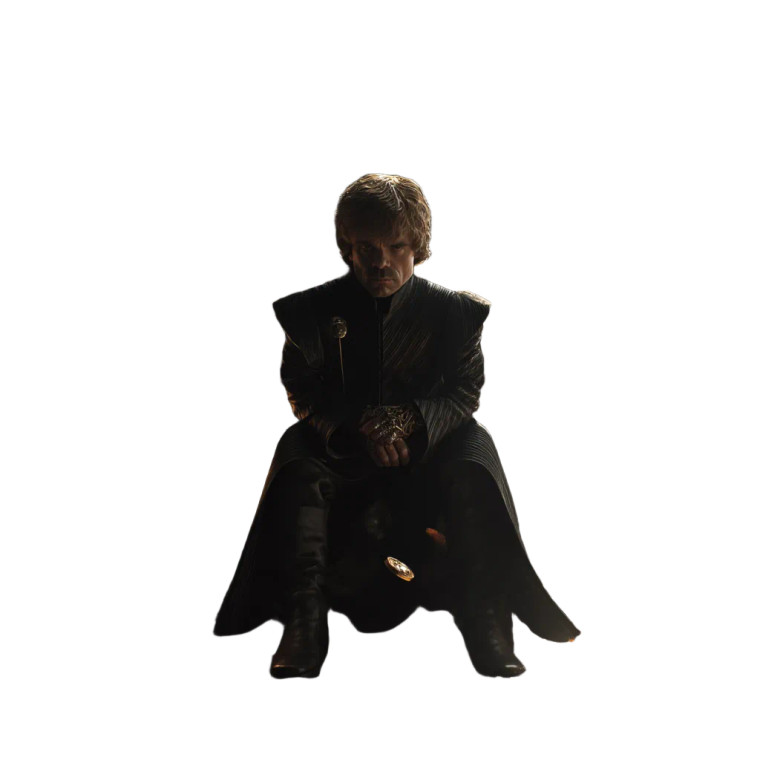 Tyrion On Throne Vinyl Car Decal Sticker – Waterproof & UV-Resistant 8"