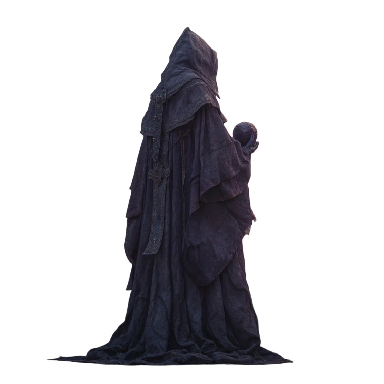 Dark Cosmic Priest Vinyl Car Decal Sticker – Waterproof & UV-Resistant 8"