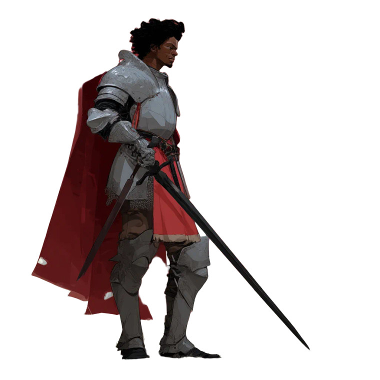 Knight With Wyvern V2 Vinyl Car Decal Sticker – Waterproof & UV-Resistant 8"