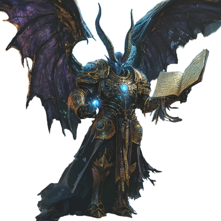 Tzeentch Daemon Prince Vinyl Car Decal Sticker – Waterproof & UV-Resistant 8"