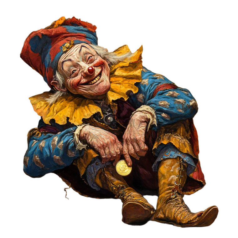 Ancient Harlequin'S Struggle Vinyl Car Decal Sticker – Waterproof & UV-Resistant 8"