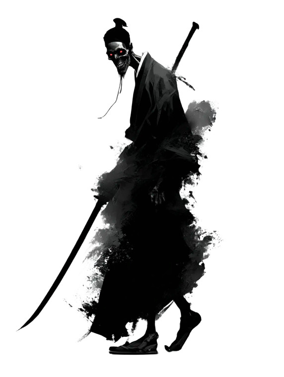 Korean Death Vinyl Car Decal Sticker – Waterproof & UV-Resistant 8"