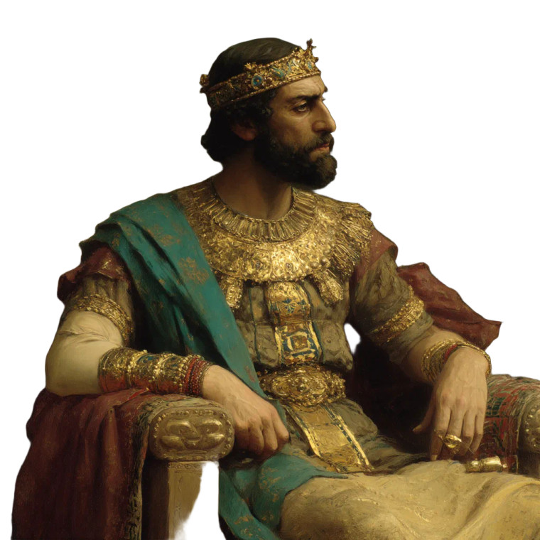 King Solomon Portrait V4 Vinyl Car Decal Sticker – Waterproof & UV-Resistant 8"