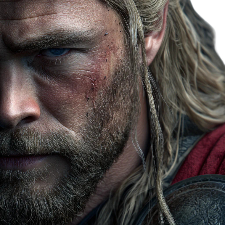 Thor Closeup Vinyl Car Decal Sticker – Waterproof & UV-Resistant 8"