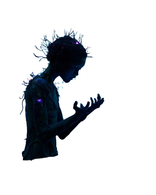 Bioluminescent Hybrid Transcendence Vinyl Car Decal Sticker – Waterproof & UV-Resistant 8"