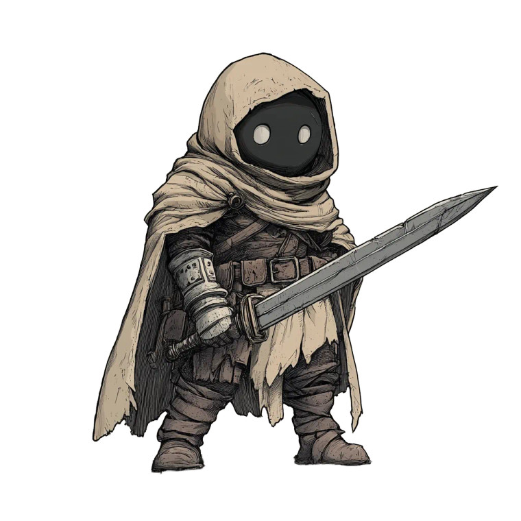 Cloaked Minion Warrior Vinyl Car Decal Sticker – Waterproof & UV-Resistant 8"