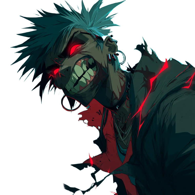 Aggressive Anime Superman Vinyl Car Decal Sticker – Waterproof & UV-Resistant 8"