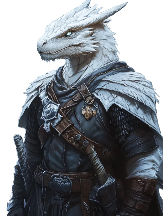 White Dragonborn Drake Vinyl Car Decal Sticker – Waterproof & UV-Resistant 8"