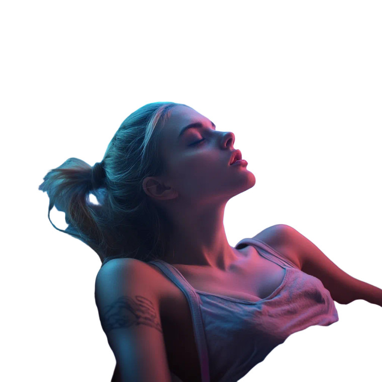 Smoking In Neon Vinyl Car Decal Sticker – Waterproof & UV-Resistant 8"