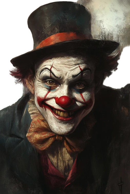 Sinister Hero Clown Vinyl Car Decal Sticker – Waterproof & UV-Resistant 