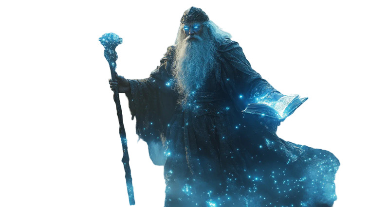 Battle Wizard Vinyl Car Decal Sticker – Waterproof & UV-Resistant 8"