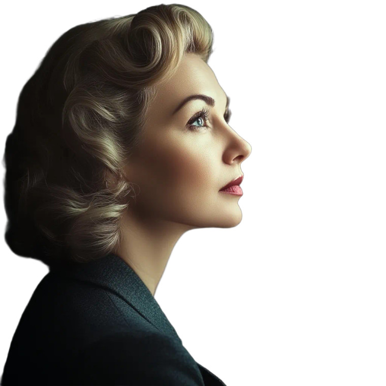 Elegant 1940S Heiress V2 Vinyl Car Decal Sticker – Waterproof & UV-Resistant 8"