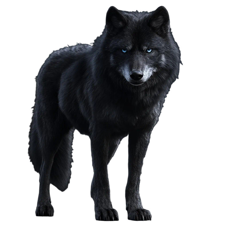 Dire Wolf Pose Vinyl Car Decal Sticker – Waterproof & UV-Resistant 8"