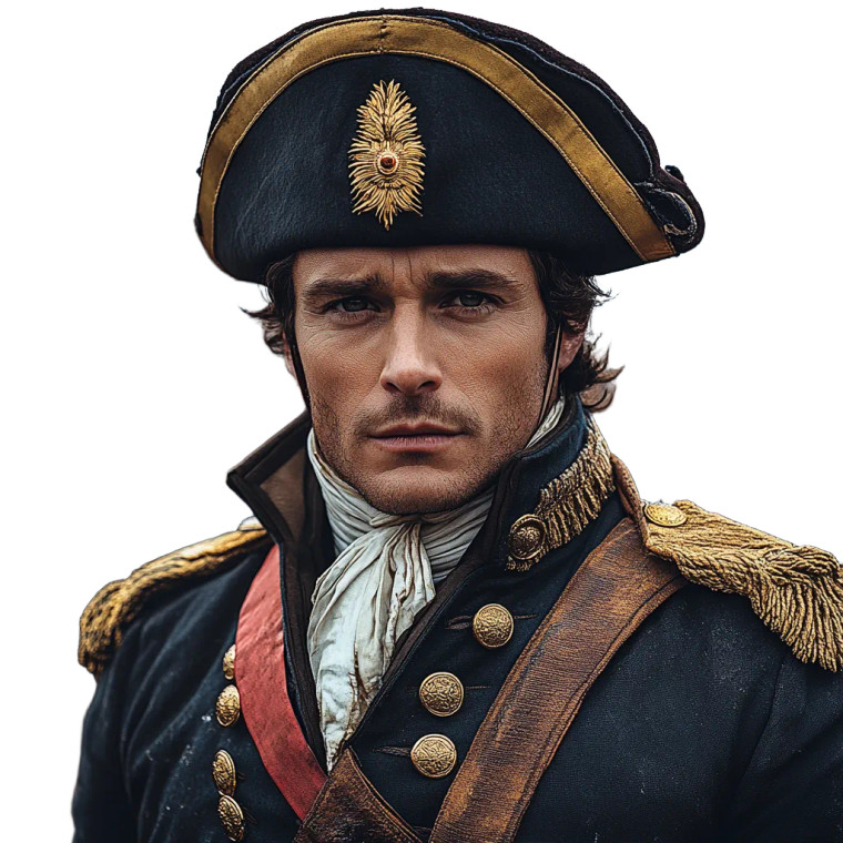 Napoleon Bonaparte Portrait V13 Vinyl Car Decal Sticker – Waterproof & UV-Resistant 8"