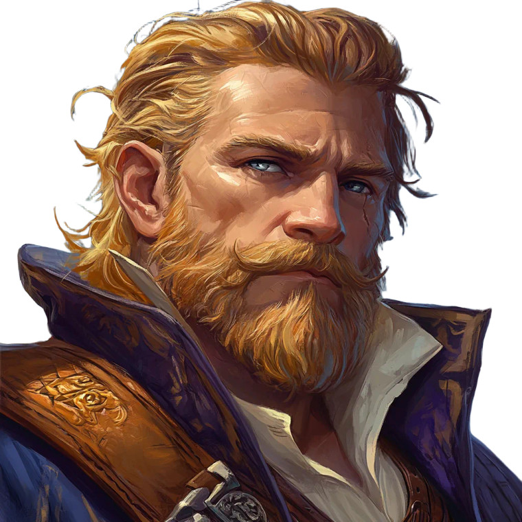 Dwarf Swashbuckler Vinyl Car Decal Sticker – Waterproof & UV-Resistant 8"