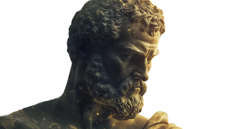 Stoic Vinyl Car Decal Sticker – Waterproof & UV-Resistant 8"