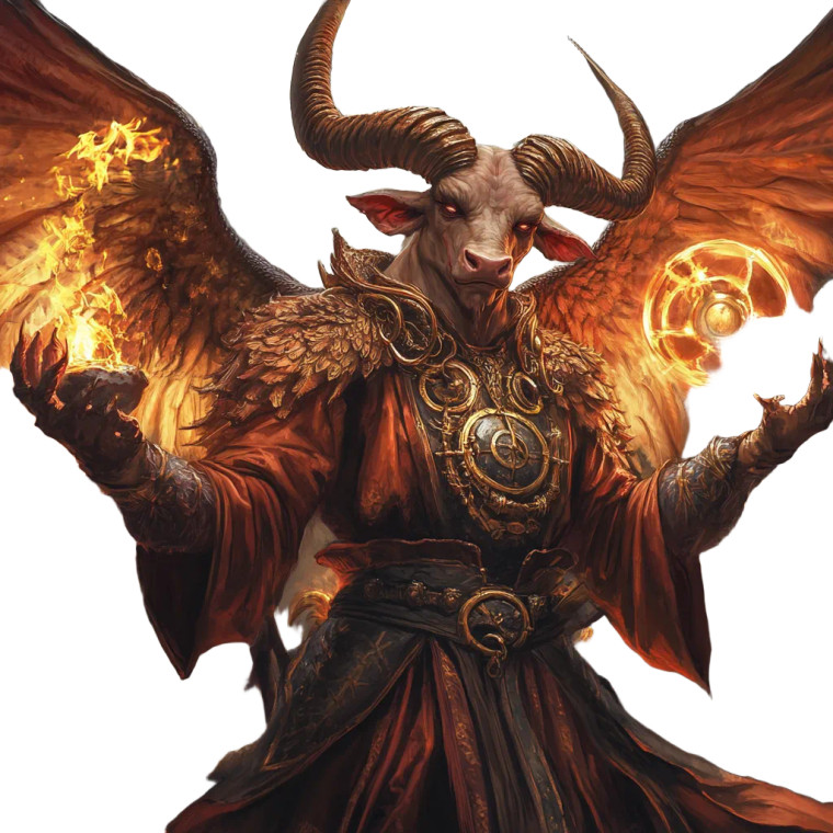 Demonic Bull God Vinyl Car Decal Sticker – Waterproof & UV-Resistant 8"