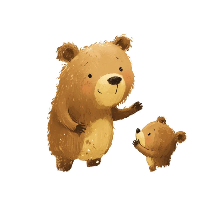 Mischievous Bear Cub Vinyl Car Decal Sticker – Waterproof & UV-Resistant 8"